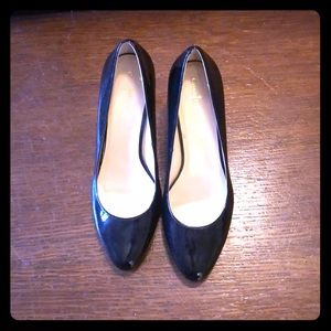 Used Cole Haan patent leather heels, size 9.5